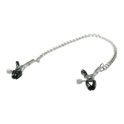 Sex & Mischief Chained Nipple Clamps In Silver