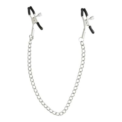 Sex & Mischief Chained Nipple Clamps In Silver