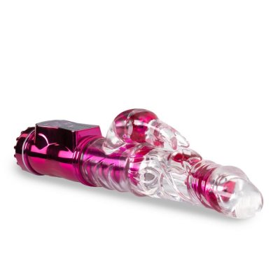 Sexy Things Frisky Rabbit Gyrating Rabbit Vibrator In Pink