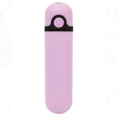 Simple & True Rechargeable Vibrating Bullet In Purple