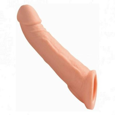 Size Matters Ultra Real 2" Solid Tip Penis Extension In Flesh