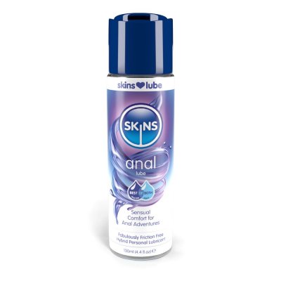 Skins Anal Lube Hybrid Personal Lubricant In 4.4 Oz