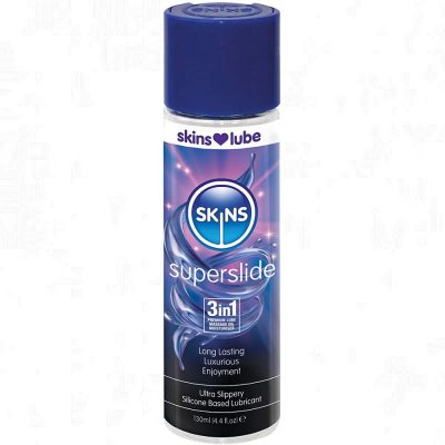 Skins Superslide Silicone Based Personal Lubricant 4.4 Oz