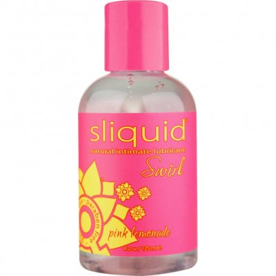 Sliquid Naturals Swirl Lubricant Pink Lemonade Flavor 4.2 Oz