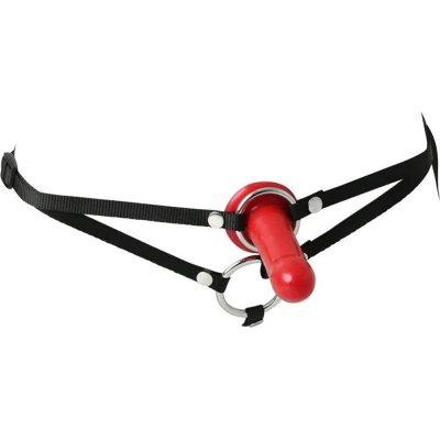 Sportsheets Menage A Trois Double Penetrating Harness Set In Red