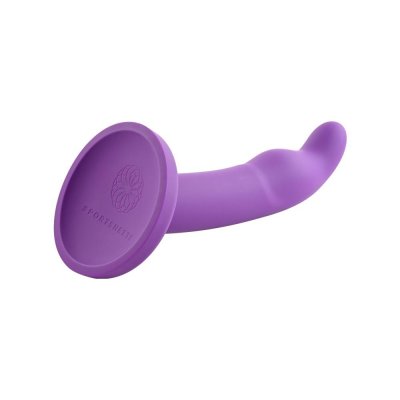 Sportsheets Merge ASTIL 8 inch Silicone G-Spot Dildo In Purple