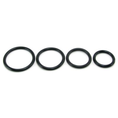 Sportsheets Rubber O-Ring 4 Pack In Black