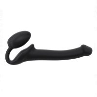 Strap-On Me Silicone Bendable Strapless Strap-On In Black LG