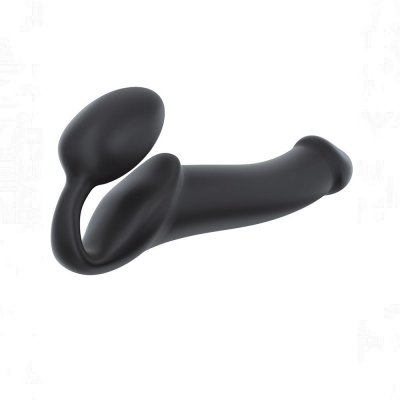 Strap-On Me Silicone Bendable Strapless Strap-On In Black XL