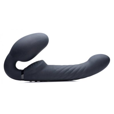 Strap U Ergo-Fit Twist Inflatable Vibrating Strapless Strap-On