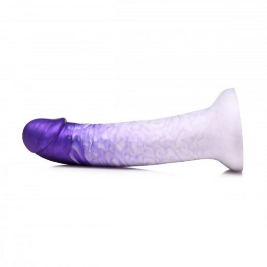 Strap U Real Swirl Realistic Silicone Dildo In Purple