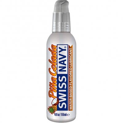 Swiss Navy Flavored Water Based Lubricant In Pina Colada 4 Oz