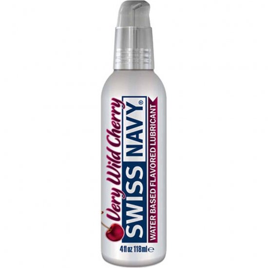 Swiss Navy Flavored Water Based Lubricant Very Wild Cherry 4 Oz