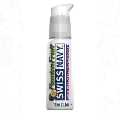 Swiss Navy Flavored Water Based Lubricant Passion Fruit 1 Oz
