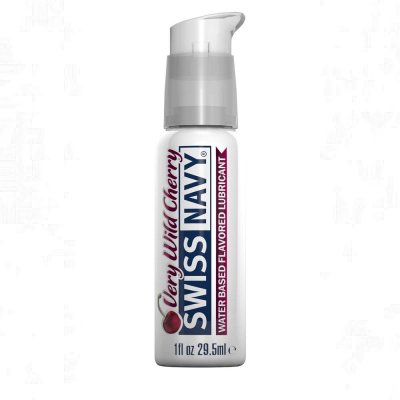 Swiss Navy Flavored Water Based Lubricant Very Wild Cherry 1 Oz
