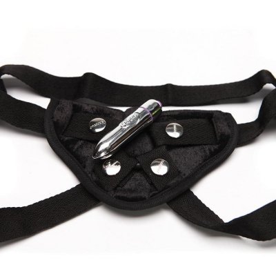 Tantus Curve Kit Silicone Strap-On Dildo & Vibrating Harness Kit