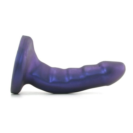 Tantus Curve Ultra Premium Silicone Dildo In Midnight Purple