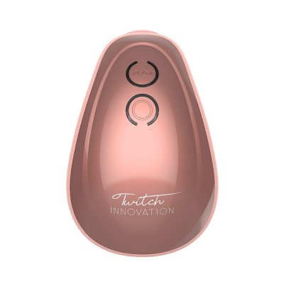 Twitch Hands Free Suction & Vibration Toy In Rose Gold