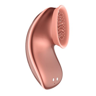 Twitch Hands Free Suction & Vibration Toy In Rose Gold
