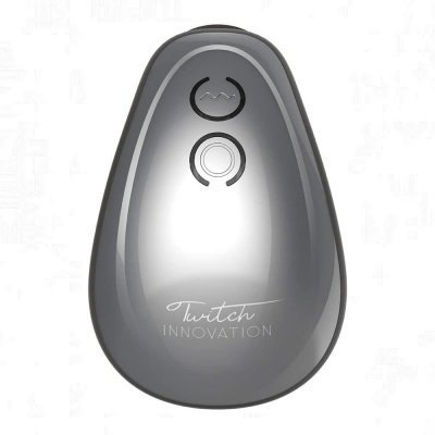 Twitch Hands Free Suction & Vibration Toy In Silver