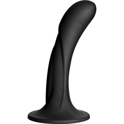 Vac-U-Lock G-Spot Silicone 6.5 inch Dildo In Black