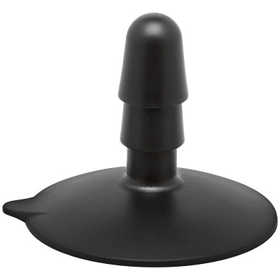 Vac-U-Lock Large Suction Cup Plug In Black