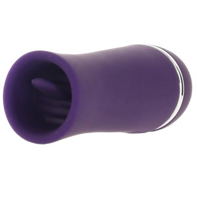 VeDO Liki Flickering Tongue Rechargeable Silicone Vibe In Purple
