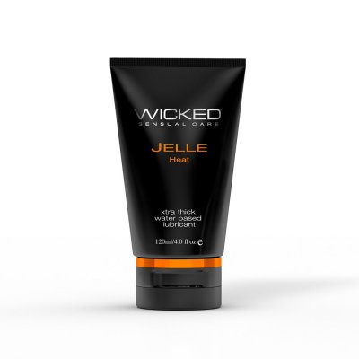 Wicked Jelle Heat Warming Extra Thick Anal Lubricant 4 Oz