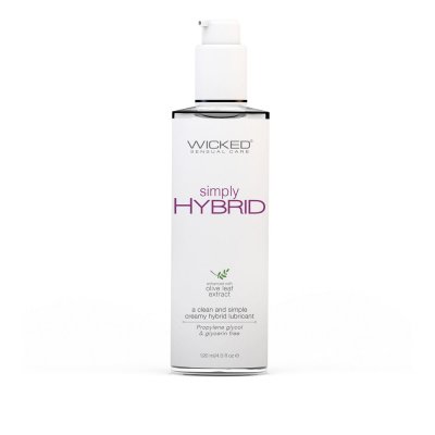 Wicked Simply Hybrid Personal Lubricant 4 Oz