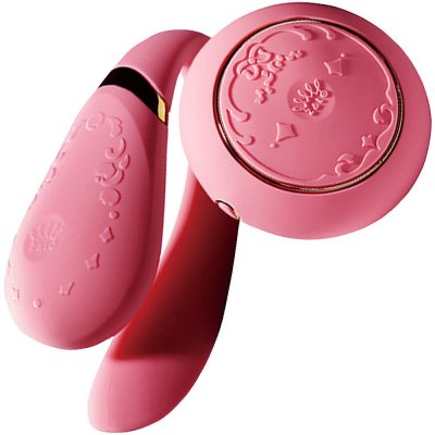Zalo Fanfan Remote Controlled Silicone Couples Vibe Rouge Pink